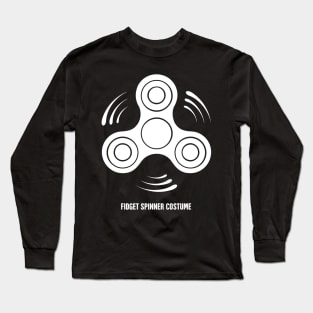 Funny Fidget Spinner Halloween Costume Long Sleeve T-Shirt